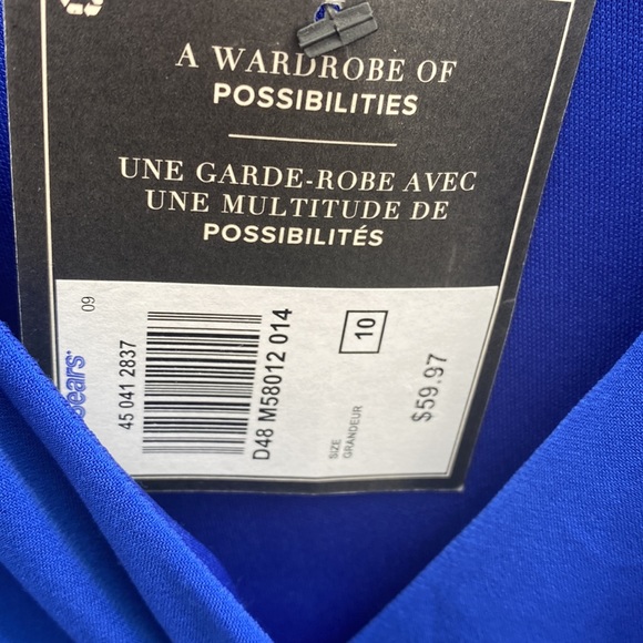 Blue sleeveless dress - Picture 2 of 3